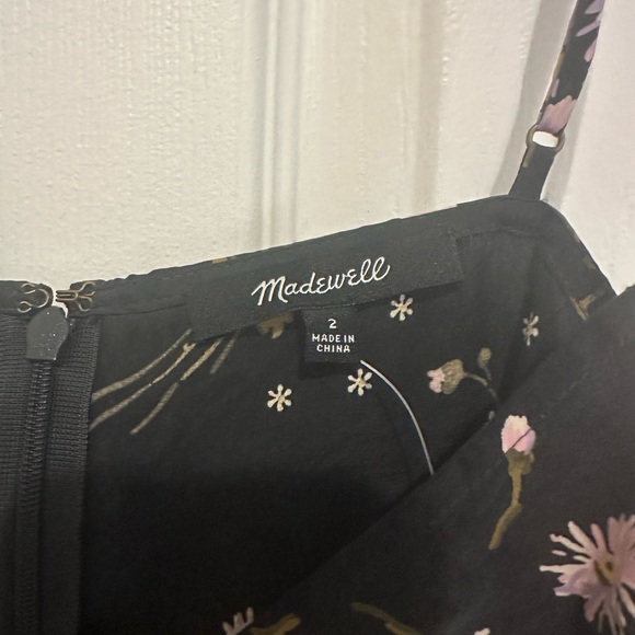 NWT Madewell Silk Eva Slip Dress in Polka Daisies - Picture 5 of 8